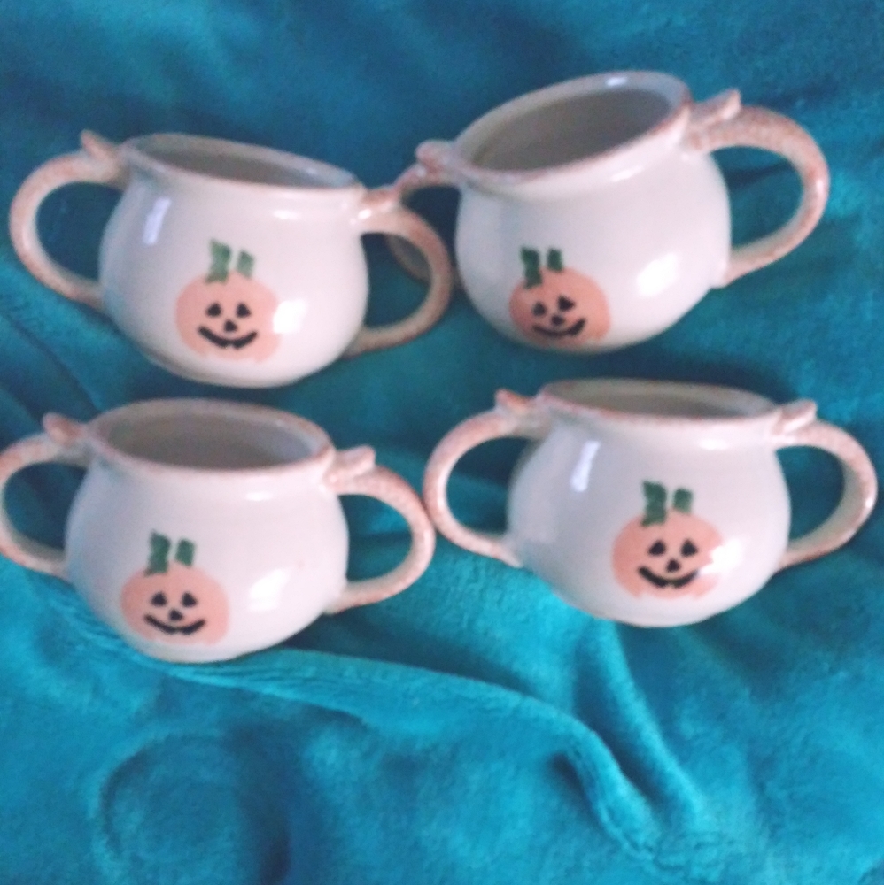 Vintage 🎃 Sugar Cup Set 4Pack